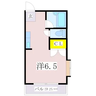 エントピア鴨池【5階】の間取り