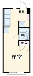 ローズフラット能見台【2階】の間取り