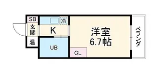 グレース岩塚【1階】の間取り