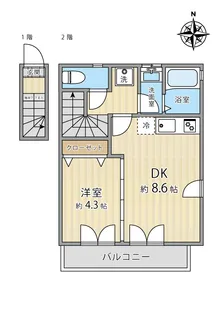 フジハウスラビ【2階】の間取り