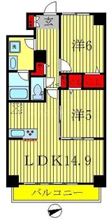 コンフォリア北小金【3階】の間取り