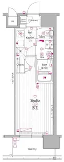 ガーラ・グランディ東陽町【9階】の間取り