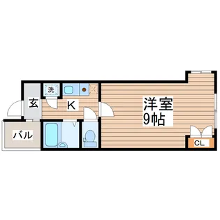 ヴァンデメール五橋【8階】の間取り