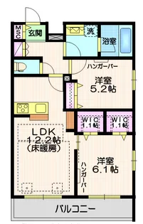 リビオン【2階】の間取り