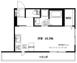 シエル星川III【1階】の間取り