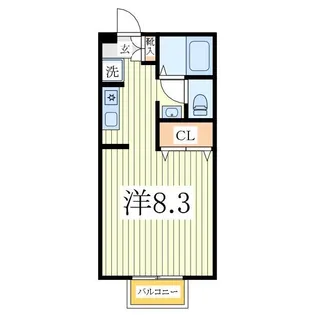 クレストA【1階】の間取り