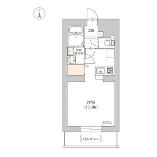 アラモファミリア杉崎町【1階】の間取り