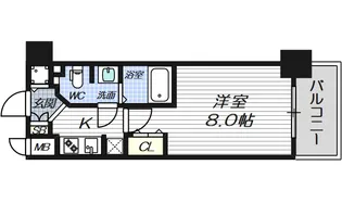 エスライズ梅田北【3階】の間取り
