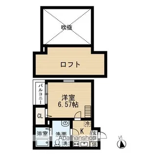シュプリームメゾンA【1階】の間取り