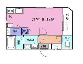 ブリーズヴィル【1階】の間取り