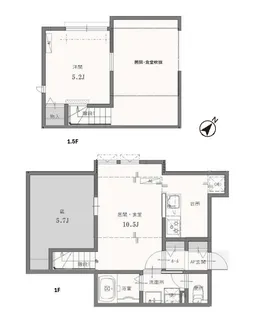 TOWAレジデンス【1階】の間取り