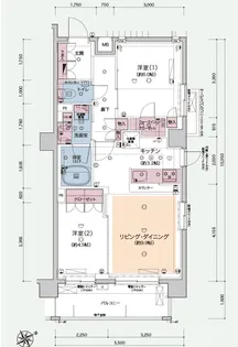 アーリアシティ曳舟II【2階】の間取り
