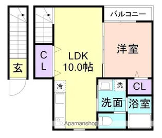 TJ松島【2階】の間取り