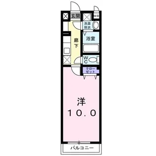 エスペランサ祐天寺【2階】の間取り