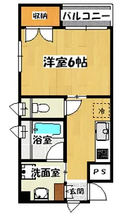 フォレストワカ【2階】の間取り