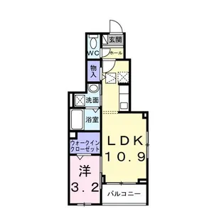 アルカディアIII【1階】の間取り