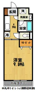 ボヌールA【1階】の間取り