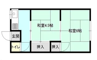 谷口アパート【1階】の間取り