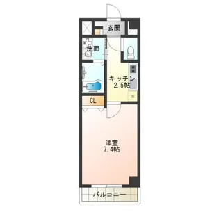 ソレアード・コート【6階】の間取り