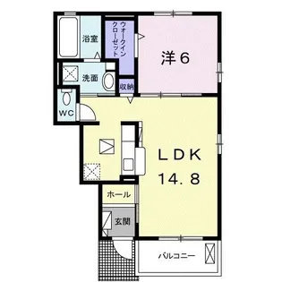 シュテルンK【1階】の間取り