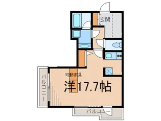 モナルダ高輪【2階】の間取り