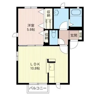 アクアブロー 1【2階】の間取り