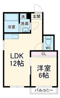 マンション武蔵【2階】の間取り