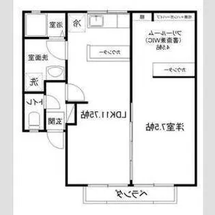 ブルースカイ山本II【2階】の間取り