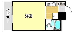 ハウスユマニテ今宿【3階】の間取り