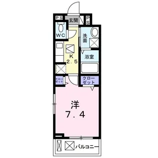レソール ワン【1階】の間取り