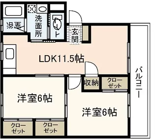 田中第一ビル【2階】の間取り