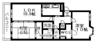 ウイステリア32【2階】の間取り