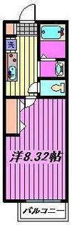 フォンテーヌ北町【2階】の間取り