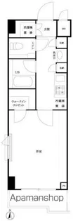 ルーブル泉岳寺前【1階】の間取り