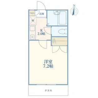 アトレ駒沢【1階】の間取り