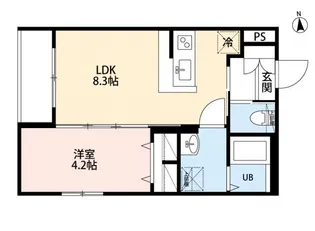 robot home 万町(ロボットホーム ヨロズチョウ)【2階】の間取り