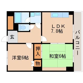 カサベルデ【2階】の間取り