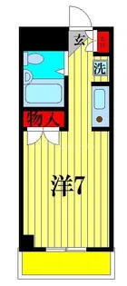 ラピス北松戸【3階】の間取り