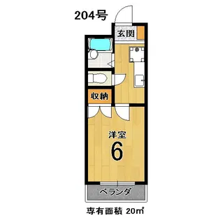 ファーストレジデンス【2階】の間取り