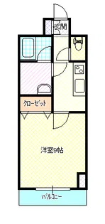 エバーグリーン【4階】の間取り