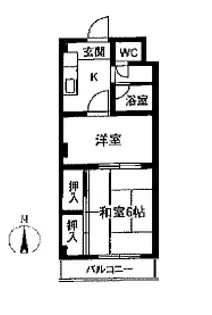 キングス・ヴィレッジ【10階】の間取り