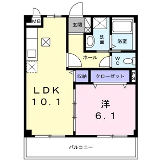 アテレード【1階】の間取り