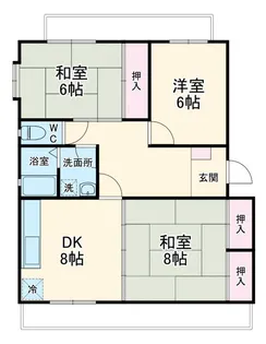 サンシャイン袖師【3階】の間取り
