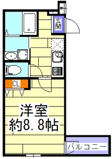 フジパレス西三荘V番館【2階】の間取り