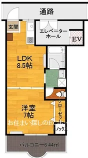 CaSa YaMaNa B【1階】の間取り