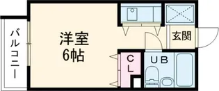 ジュネス福田【3階】の間取り