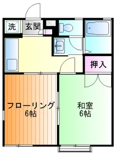 相沢コーポ【2階】の間取り