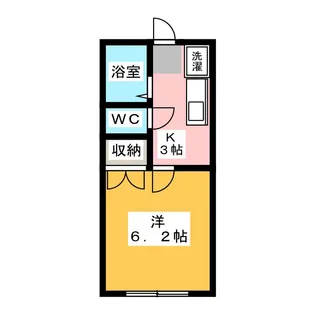 サマックス SEKIOKA【1階】の間取り