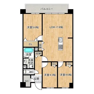福岡県福岡市東区香椎照葉6【マンション】の間取り