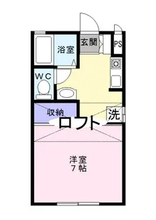 シャトリエF【2階】の間取り